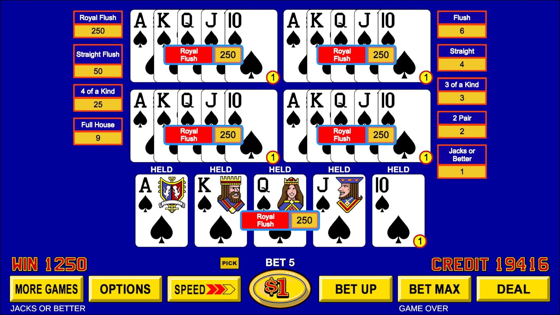 Video Poker ™ - Classic Games screenshot