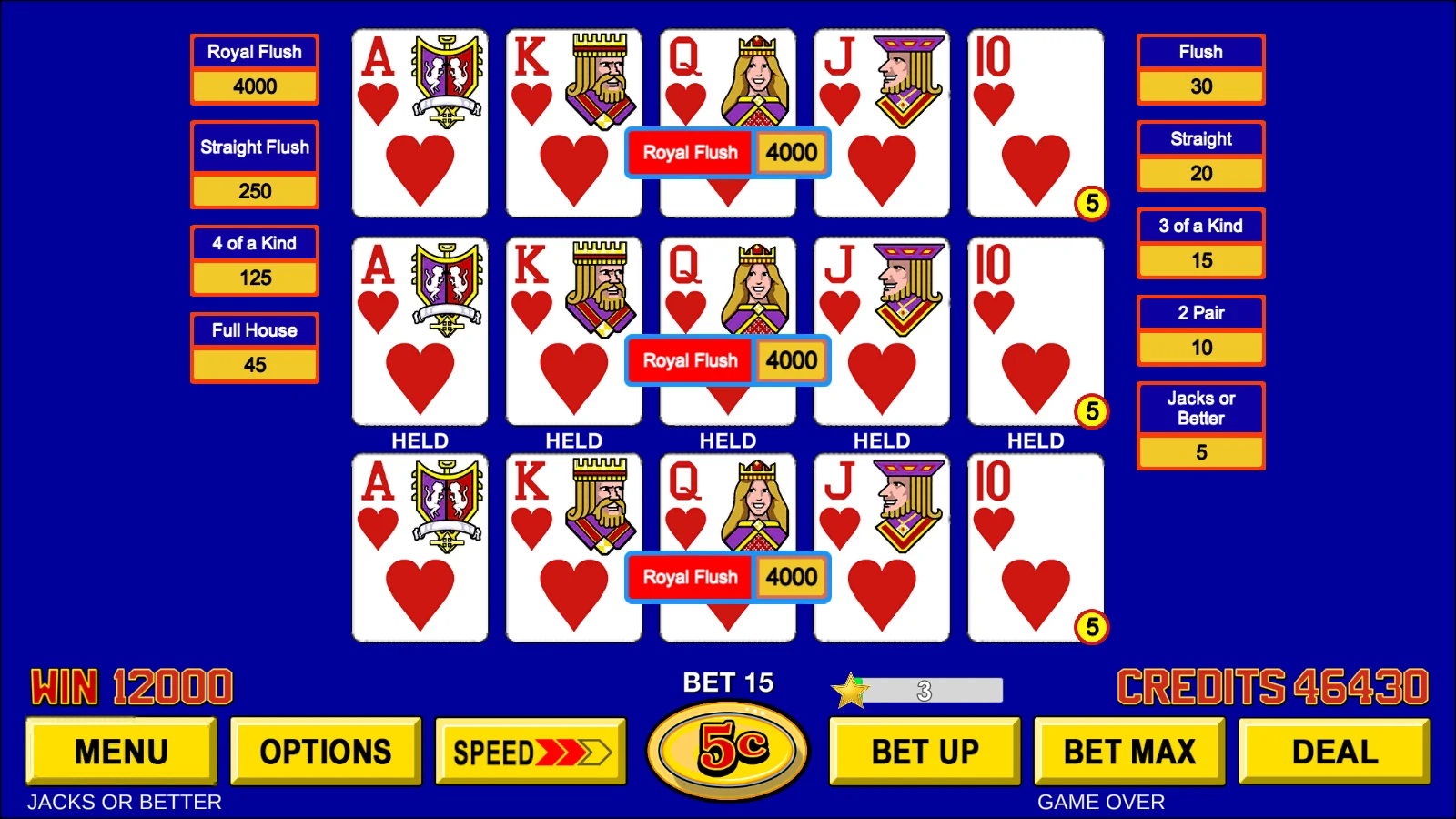 Video Poker ™ - Classic Games screenshot