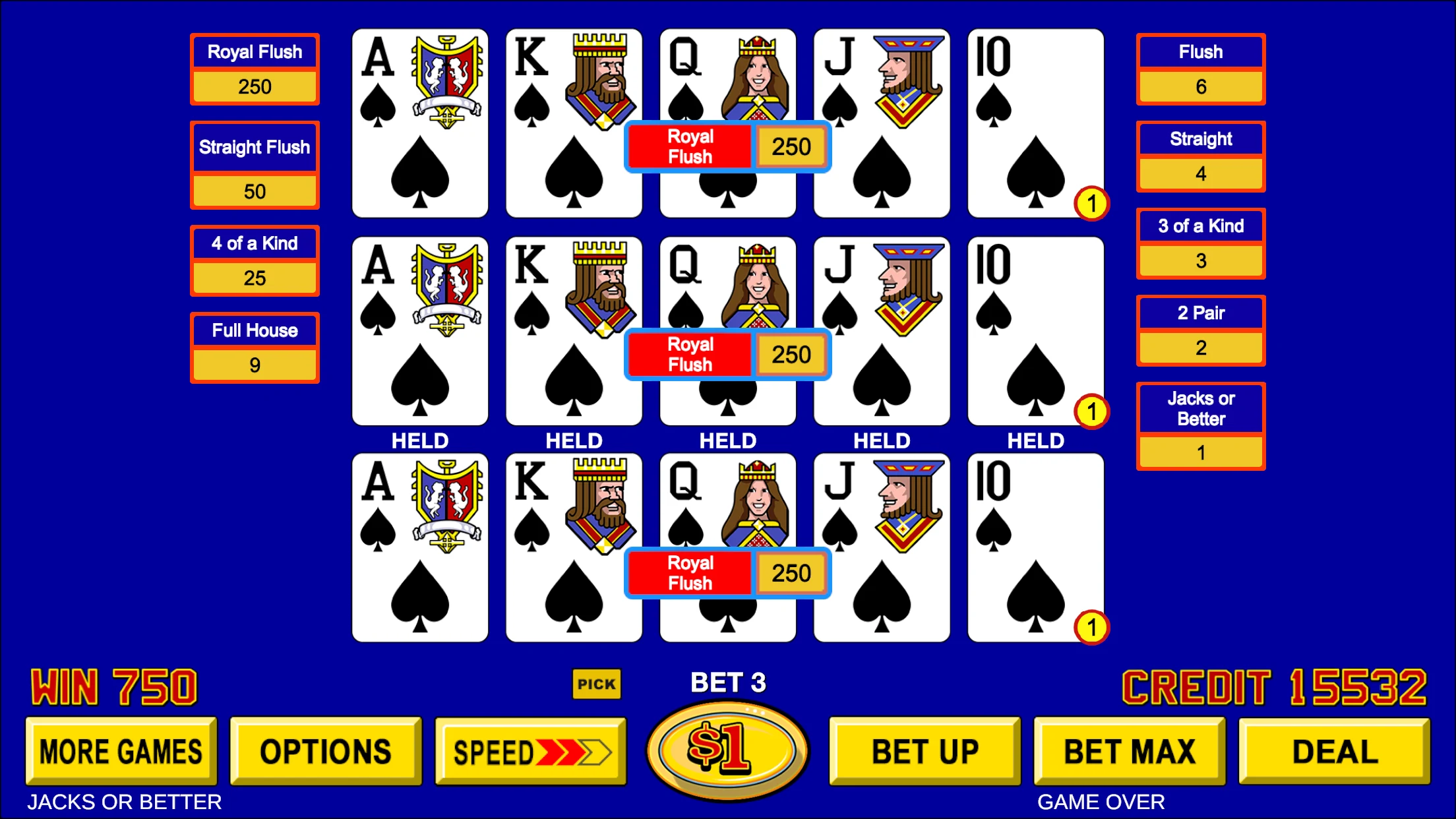 Video Poker ™ - Classic Games screenshot