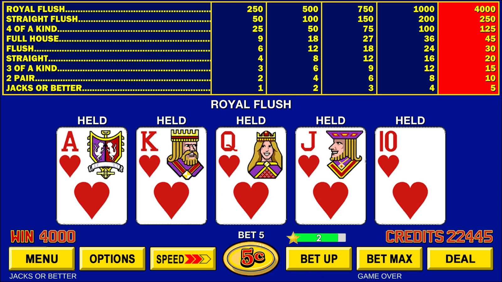 Video Poker ™ - Classic Games screenshot